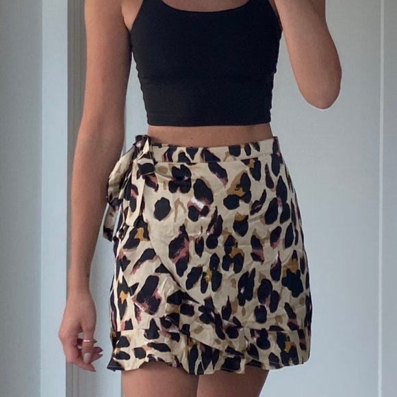 Animal Print Skirt (Size 8) - Picture 1 of 4